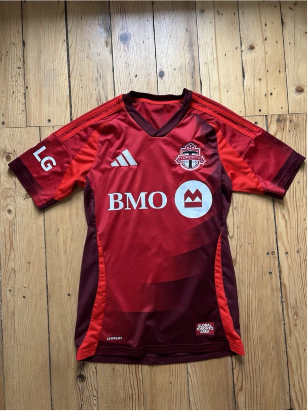 Adidas Toronto FC 2025-2026 Home Jersey XS Red Game Jersey